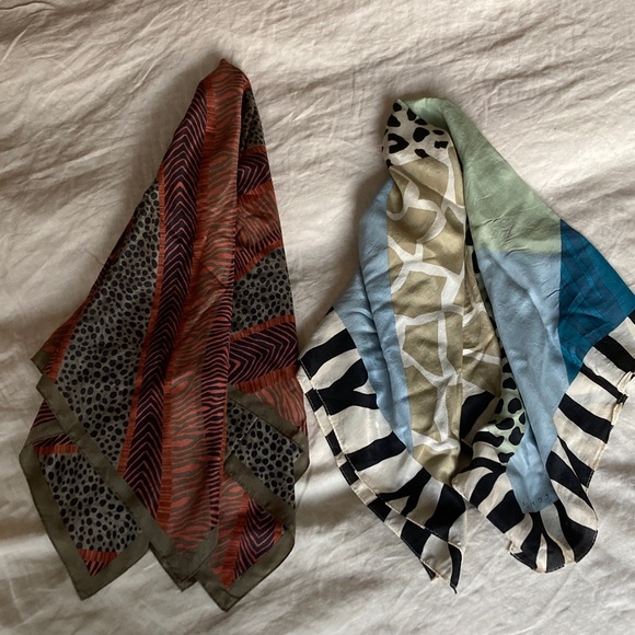 Anne Klein and Echo Animal Print Scarves - Picture 1 of 5